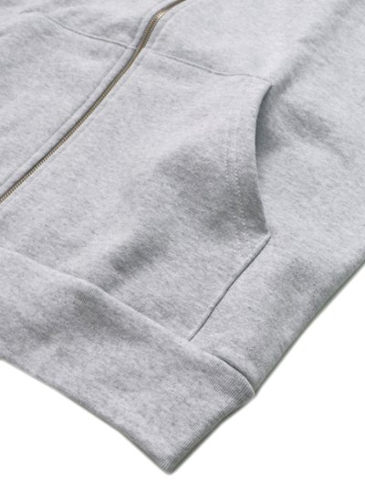 画像5: 【送料無料】LOS ANGELES APPAREL 14oz HEAVY FLEECE HOODED ZIP UP-ASH