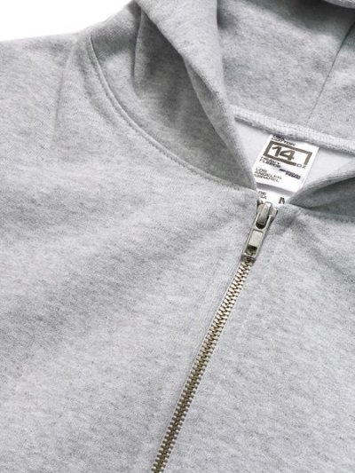 画像7: 【送料無料】LOS ANGELES APPAREL 14oz HEAVY FLEECE HOODED ZIP UP-ASH
