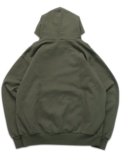 画像2: 【SALE】LOS ANGELES APPAREL 14oz HEAVY FLEECE HOODED PULLOVER-OLIVE