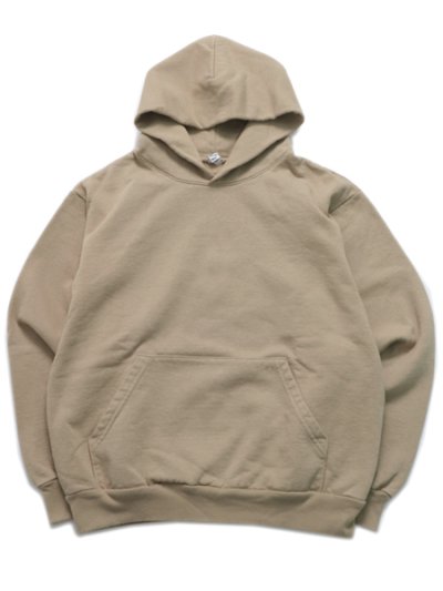 画像1: 【送料無料】LOS ANGELES APPAREL 14oz HEAVY FLEECE HOODED PULLOVER-KH BEG