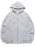 【送料無料】LOS ANGELES APPAREL 14oz HEAVY FLEECE HOODED ZIP UP-ASH