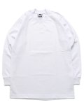 PRO CLUB HEAVY WEIGHT L/S TEE-WHITE