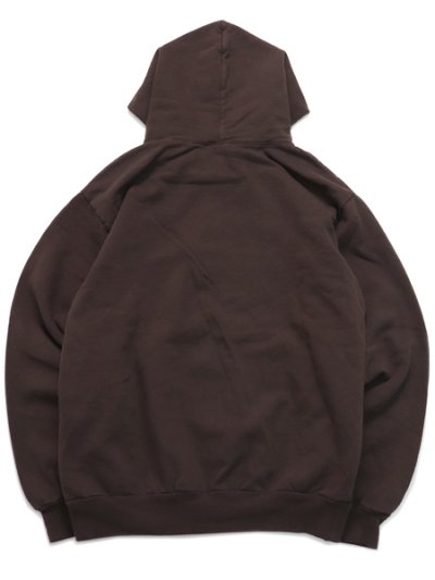 画像2: 【送料無料】LOS ANGELES APPAREL 14oz GD HEAVY FLEECE HOODED PO-CHOCOLATE