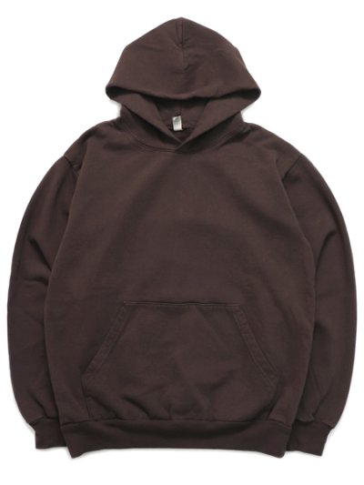 画像1: 【送料無料】LOS ANGELES APPAREL 14oz GD HEAVY FLEECE HOODED PO-CHOCOLATE