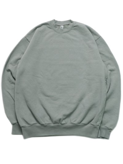 画像1: 【送料無料】LOS ANGELES APPAREL 14oz GD HEAVY FLEECE PO CREW-SAGE