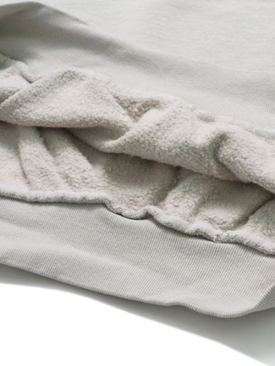 画像6: 【SALE】LOS ANGELES APPAREL 14oz GD HEAVY FLEECE PO CREW-CEMENT
