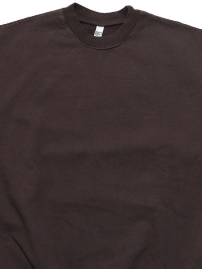 画像3: 【SALE】LOS ANGELES APPAREL 14oz GD HEAVY FLEECE PO CREW-CHOCOLATE