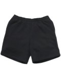 LOS ANGELES APPAREL 14oz HEAVY FLEECE MID SHORT-BLACK