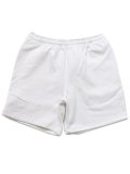 LOS ANGELES APPAREL 14oz HEAVY FLEECE MID SHORT-WHITE