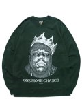Rap Attack ONE MORE CHANCE L/S TEE FOREST GREEN