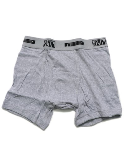 画像6: PRO CLUB 2P COMFORT SOFT COTTON BOXER BRIEF BK/HG