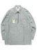 画像1: BEN DAVIS PC L/S STRIPED 1/2 ZIP WORK SHIRTS (1)