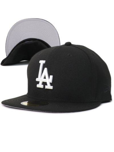 画像1: NEW ERA 59FIFTY CS DODGERS NE FLAG BLK UV/GY FBM