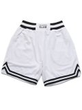 PRO CLUB 7.5" CLASSIC BASKETBALL SHORTS WHT/BLK