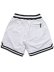 画像2: PRO CLUB 7.5" CLASSIC BASKETBALL SHORTS WHT/BLK (2)