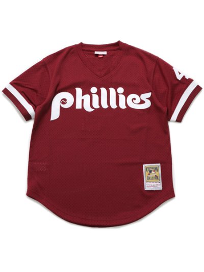 画像1: 【送料無料】MITCHELL & NESS AUTHENTIC MESH BP-DYKSTRA 91 #4 PHILLIES