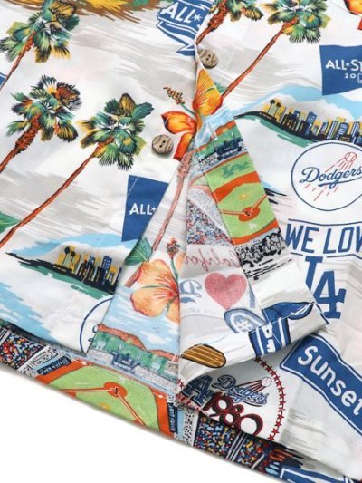 画像4: 【SALE】【送料無料】REYN SPOONER ALL STAR GAME 2022 SCENIC SHIRT LA DODGERS