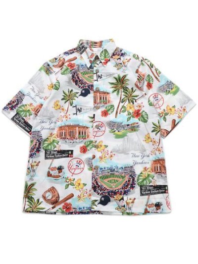 画像1: 【送料無料】REYN SPOONER NEW YORK YANKEES 2022 SCENIC SHIRT