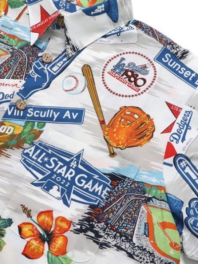 画像3: 【SALE】【送料無料】REYN SPOONER ALL STAR GAME 2022 SCENIC SHIRT LA DODGERS