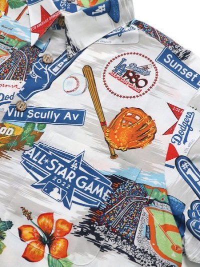 画像3: 【送料無料】REYN SPOONER ALL STAR GAME 2022 SCENIC SHIRT LA DODGERS