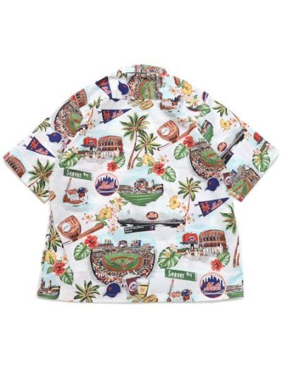 画像2: 【送料無料】REYN SPOONER NEW YORK METS 2022 SCENIC SHIRT