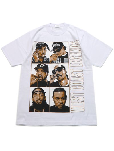 画像1: STREET WEAR SUPPLY WEST COAST LEGENDS TEE