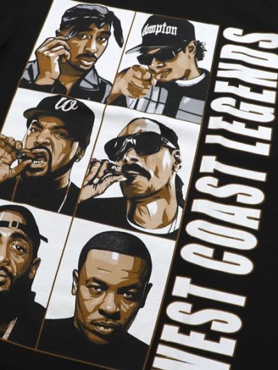 画像3: STREET WEAR SUPPLY WEST COAST LEGENDS TEE