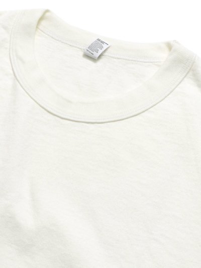 画像4: LOS ANGELES APPAREL 8.5oz BINDING GARMENT DYE S/S TEE-OFF WHITE