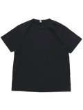 LOS ANGELES APPAREL 8.5oz BINDING GARMENT DYE S/S TEE-BLACK