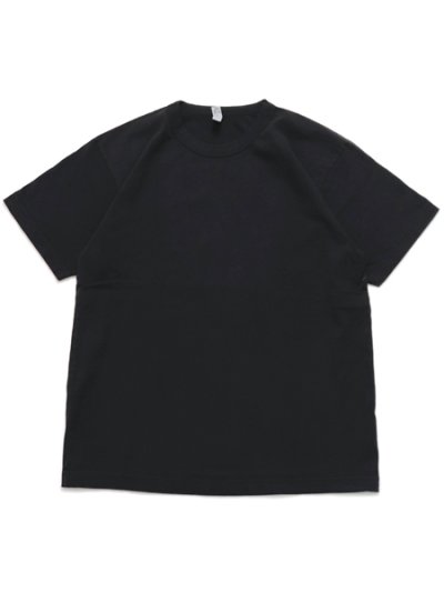 画像1: LOS ANGELES APPAREL 8.5oz BINDING GARMENT DYE S/S TEE-BLACK