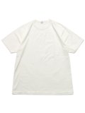 LOS ANGELES APPAREL 8.5oz BINDING GARMENT DYE S/S TEE-OFF WHITE