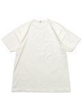 LOS ANGELES APPAREL 8.5oz BINDING GARMENT DYE S/S TEE-OFF WHITE