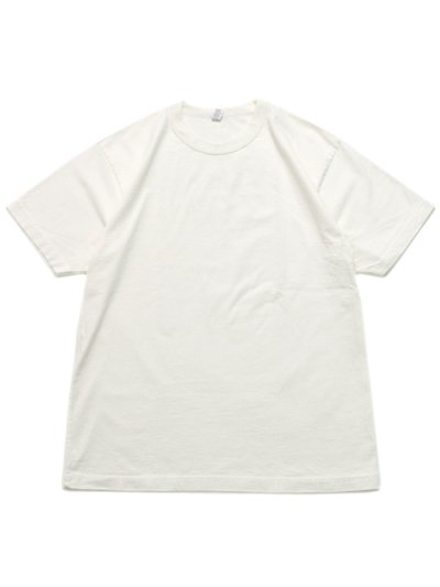 画像1: LOS ANGELES APPAREL 8.5oz BINDING GARMENT DYE S/S TEE-OFF WHITE