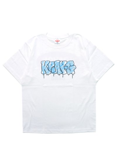 画像1: 【SALE】KRAYON GANG THROWUP TEE WHITE