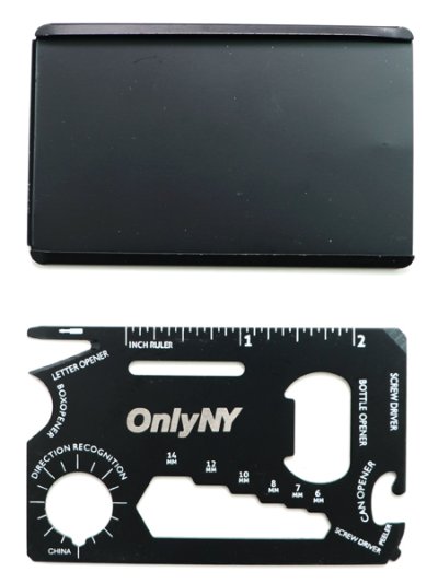 画像2: 【SALE】ONLY NY LOGO FLAT MULTI-TOOL ALUMINUM