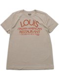 【MEGA SALE】AMERICAN CLASSICS GODFATHER LOUIS RESTAURANT TEE KHK HTHR