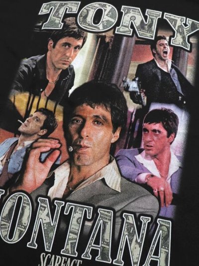 画像3: 【SALE】AMERICAN CLASSICS SCARFACE COLLAGE 2 TEE