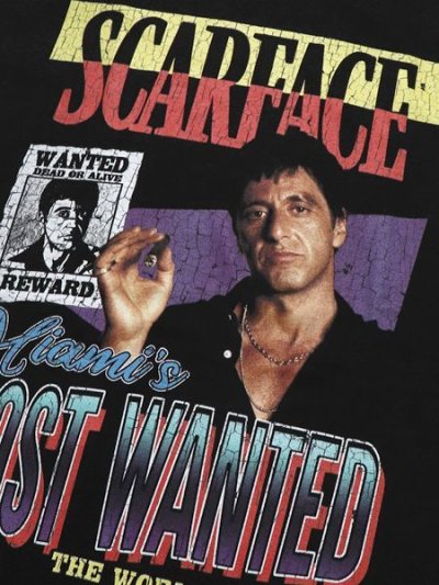 画像3: 【MEGA SALE】AMERICAN CLASSICS SCARFACE MOST WANED TEE