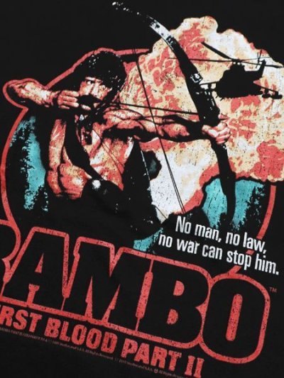 画像3: 【SALE】AMERICAN CLASSICS RAMBO 1ST BLOOD PART II TEE