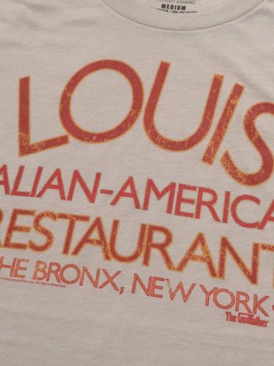 画像3: 【MEGA SALE】AMERICAN CLASSICS GODFATHER LOUIS RESTAURANT TEE KHK HTHR