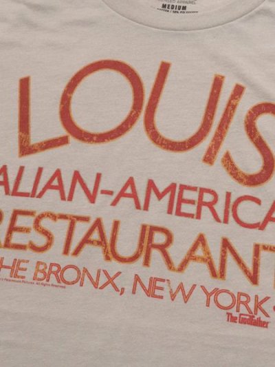 画像3: 【SALE】AMERICAN CLASSICS GODFATHER LOUIS RESTAURANT TEE KHK HTHR