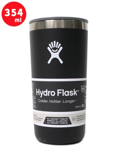 画像1: Hydro Flask DRINKWARE 12 OZ ALL AROUND TUMBLER-BLACK