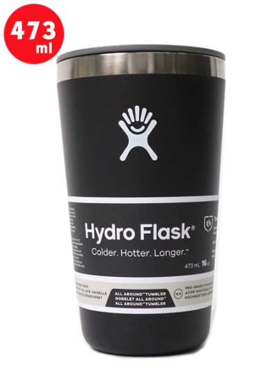 画像1: Hydro Flask DRINKWARE 16 OZ ALL AROUND TUMBLER-BLACK