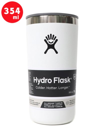 画像1: Hydro Flask DRINKWARE 12 OZ ALL AROUND TUMBLER-WHITE