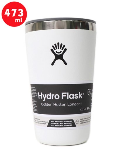 画像1: Hydro Flask DRINKWARE 16 OZ ALL AROUND TUMBLER-WHITE