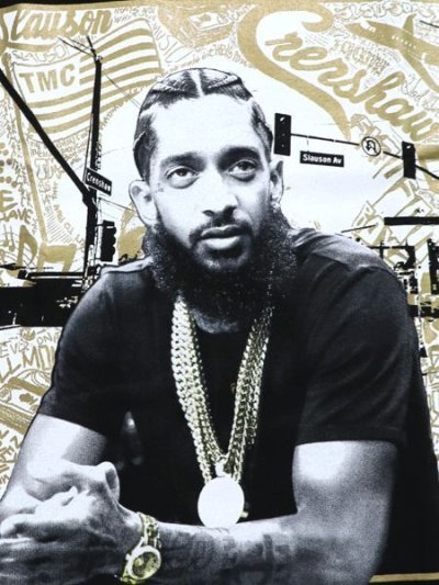 画像3: STREET WEAR SUPPLY NIPSEY HUSSLE GOLD TEE