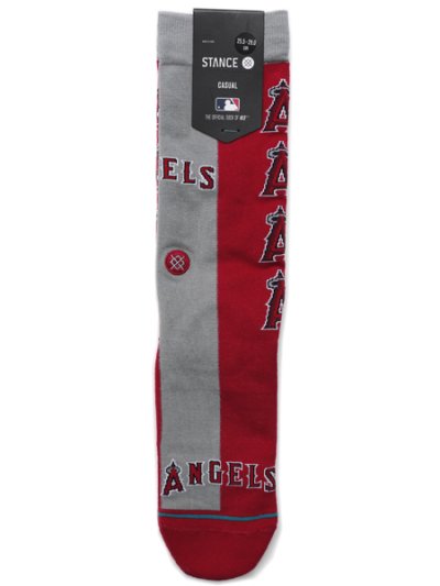 画像1: 【SALE】STANCE MLB ANGELS SPLIT CREW