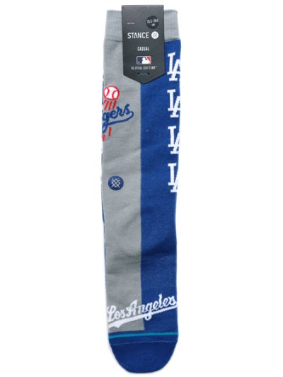 画像1: STANCE MLB DODGERS SPLIT CREW