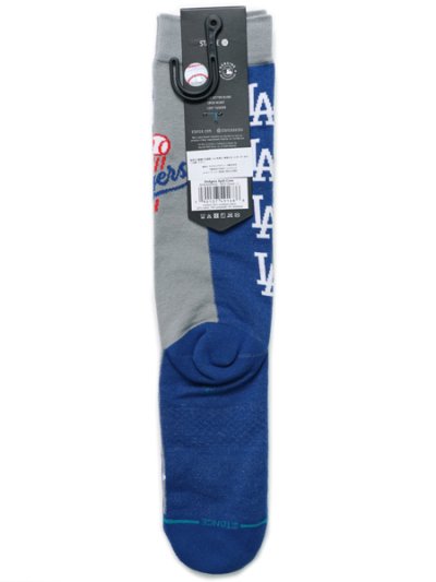 画像2: 【SALE】STANCE MLB DODGERS SPLIT CREW