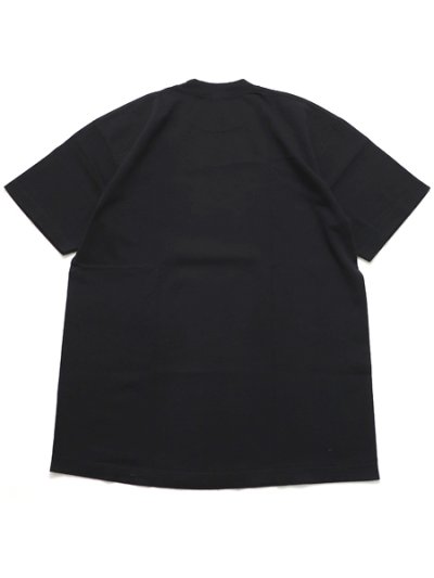 画像2: LOS ANGELES APPAREL 6.5oz GARMENT DYED CREW TEE-BLACK